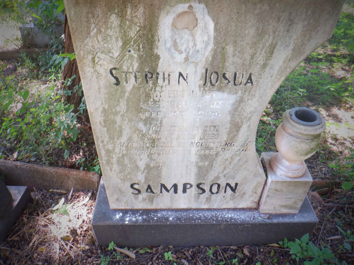 SAMPSON Stephen Josua 1940-1981