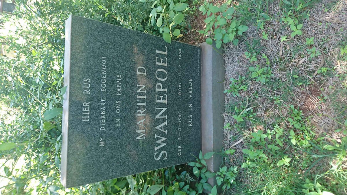 SWANEPOEL Martin D. 1940-1984