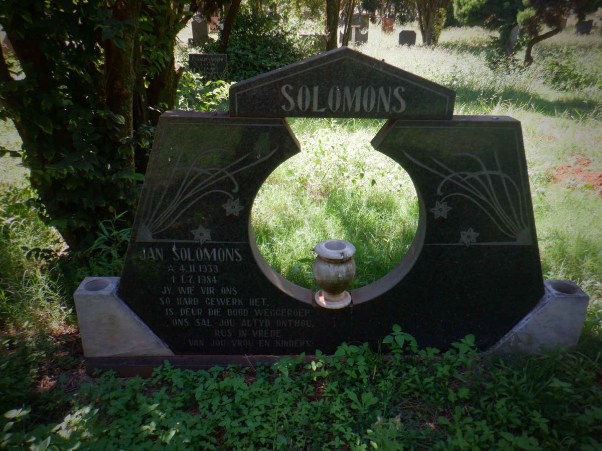 SOLOMONS Jan 1939-1984