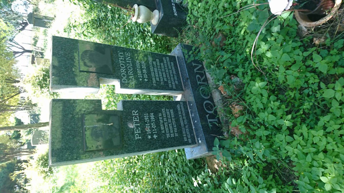 TOORN Peter 1931-1984 &amp; Dorothy Caroline 1934-2014