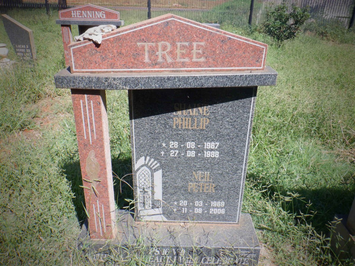 TREE Shaine Phillip 1967-1988 :: TREE Neil Peter 1969-2006