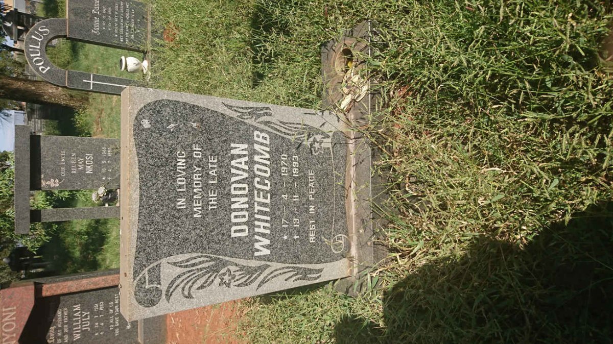 WHITECOMB Donovan 1970-1993