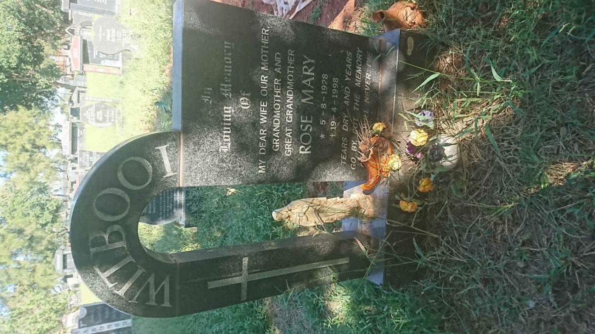 WITBOOI Rose Mary 1928-1998