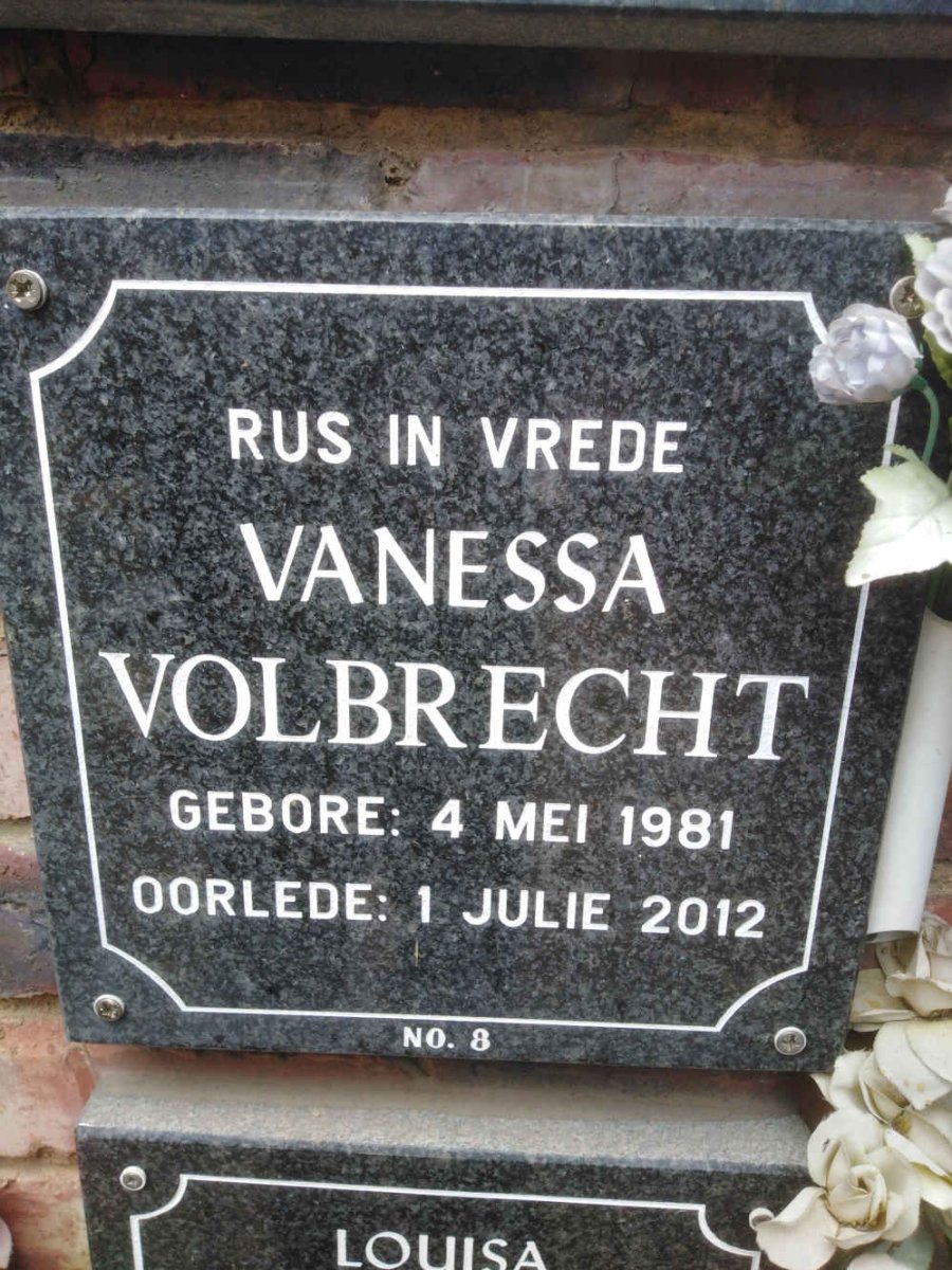 VOLBRECHT Vanessa 1981-2012