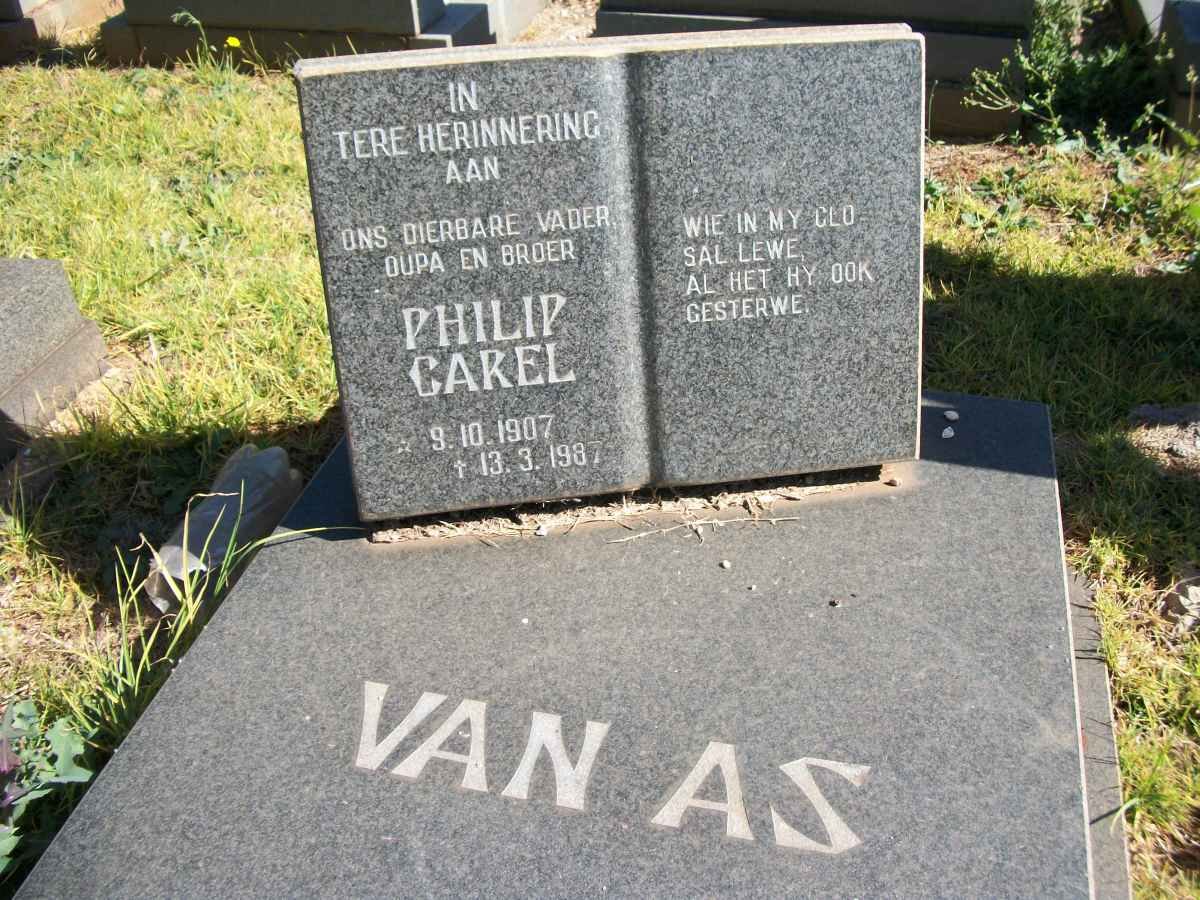 AS Philip Carel, van 1907-1987