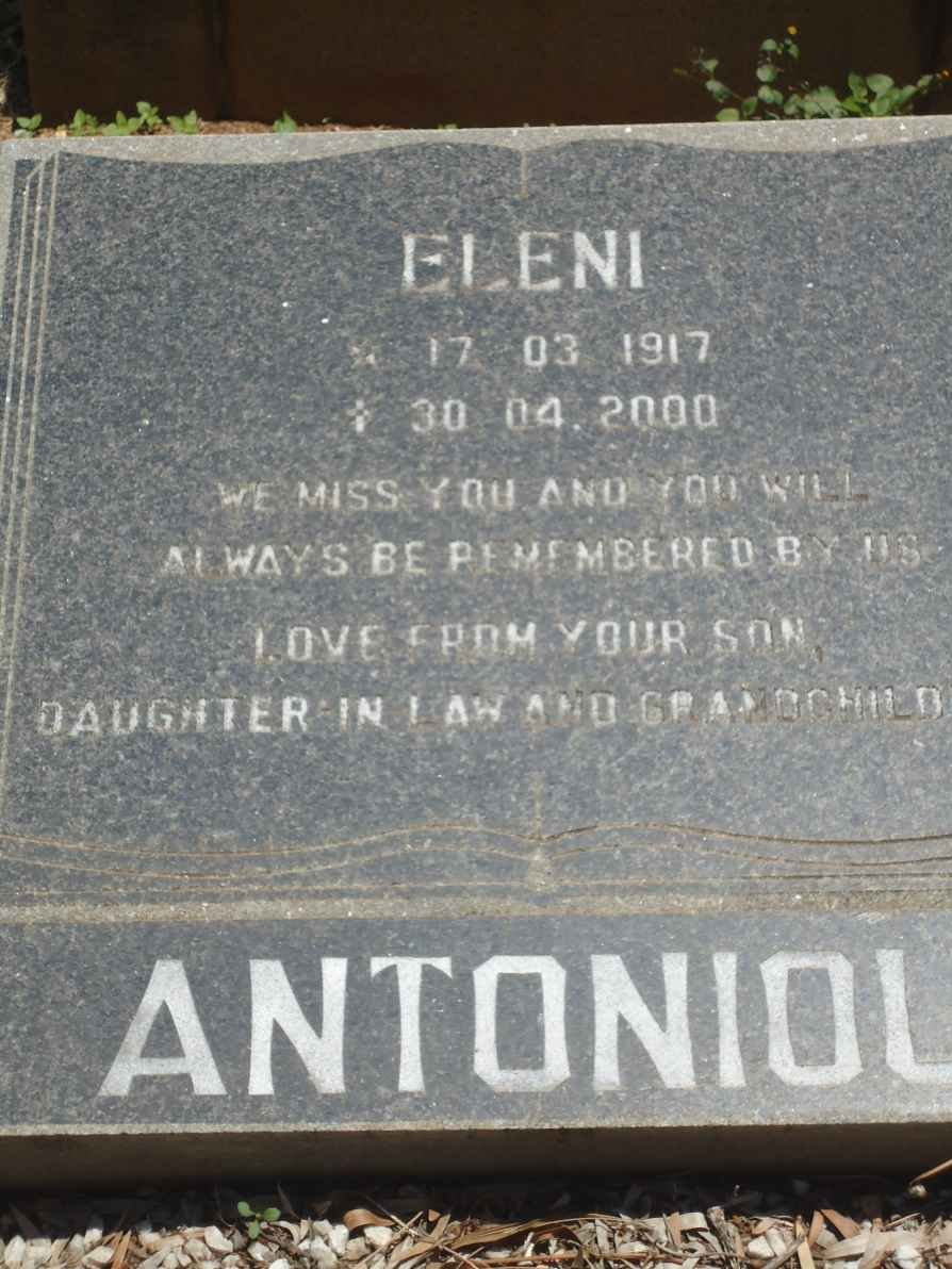 ANTONIOU Eleni 1917-2000