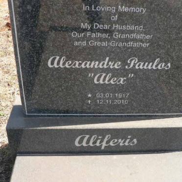 ALIFERIS Alexandre Paulos 1917-2010