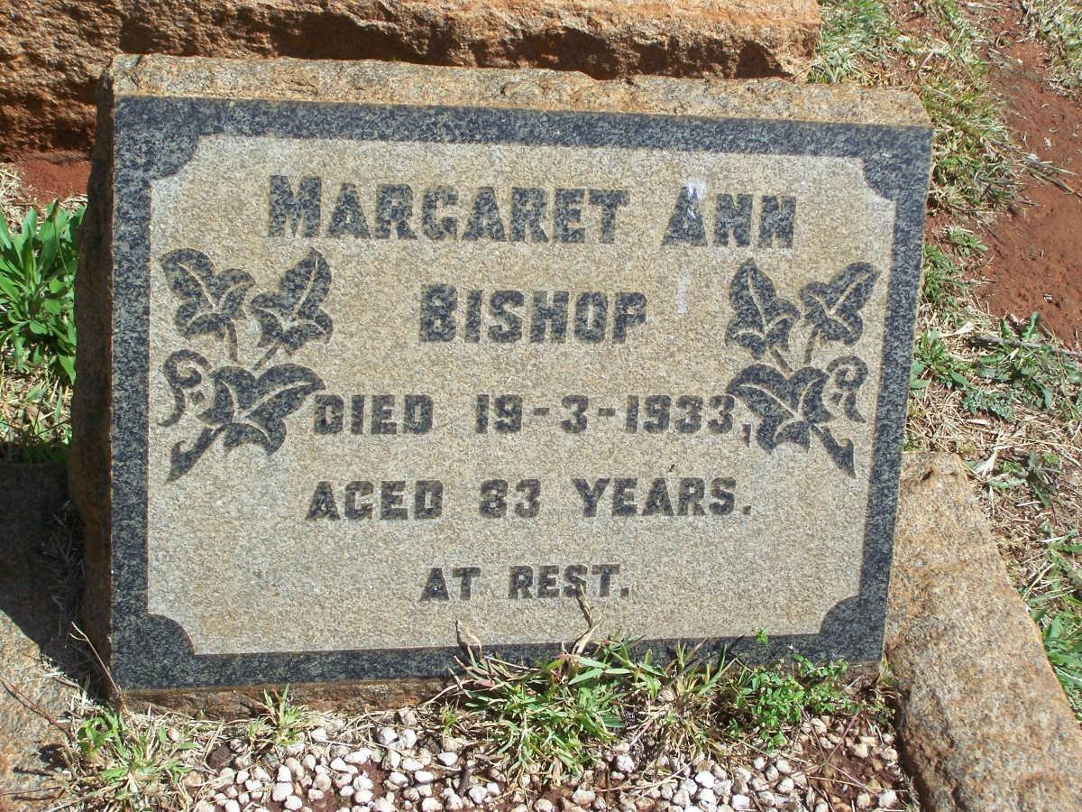 BISHOP Margaret Ann -1933