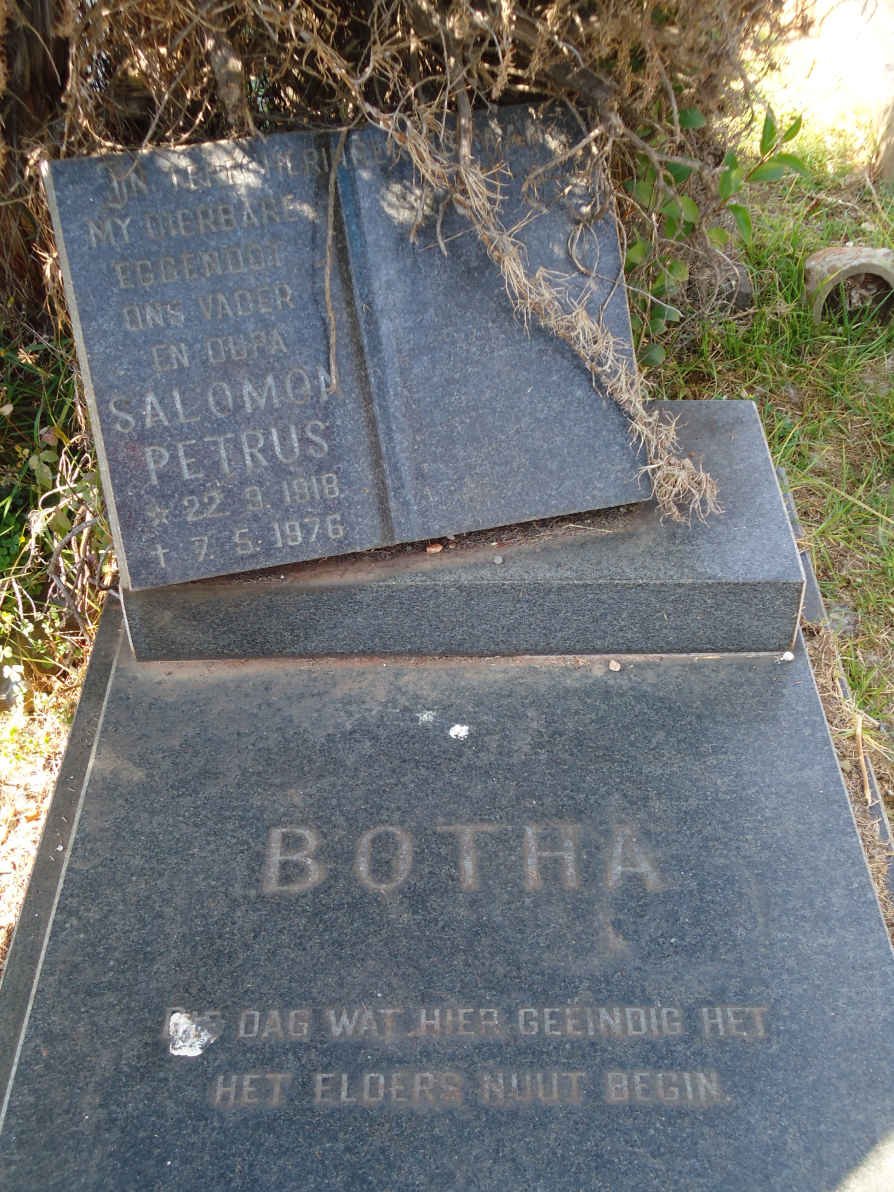 BOTHA Salomon Petrus 1918-1976