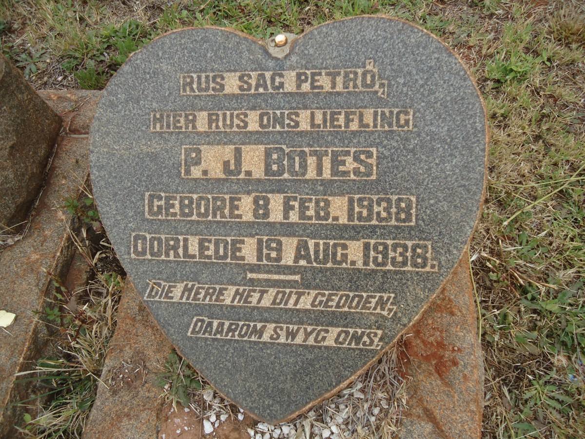 BOTES P.J. 1938-1938