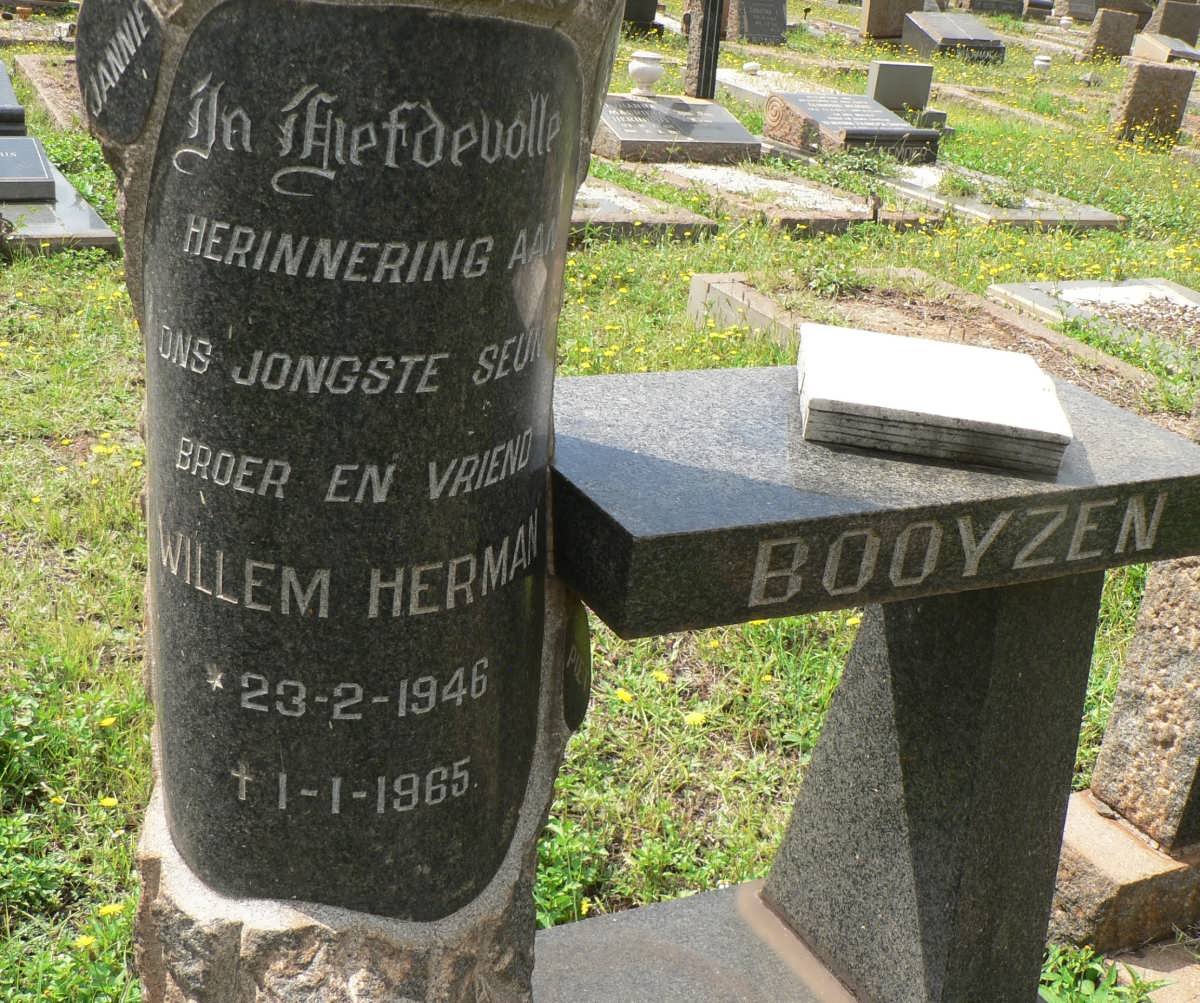 BOOYZEN Willem Herman 1946-1965