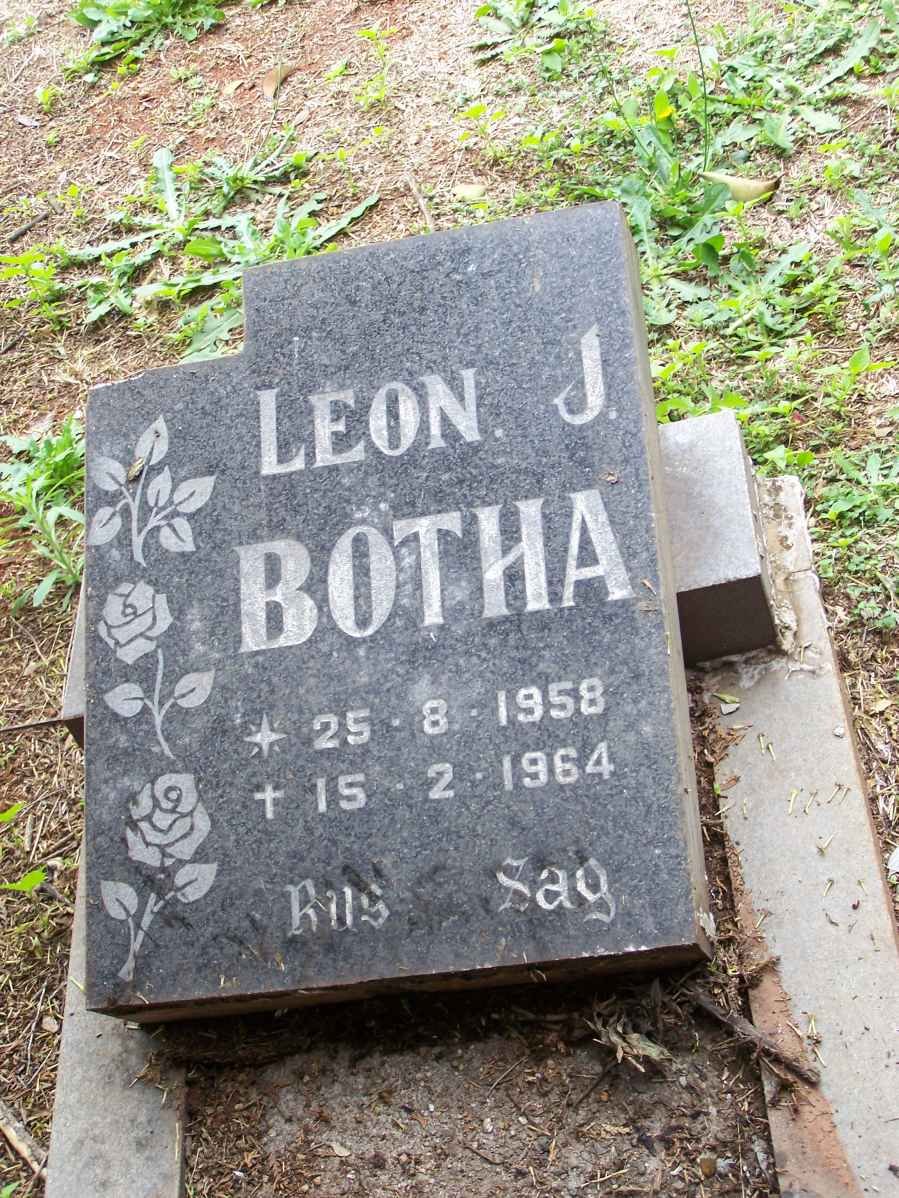 BOTHA Leon J. 1958-1964