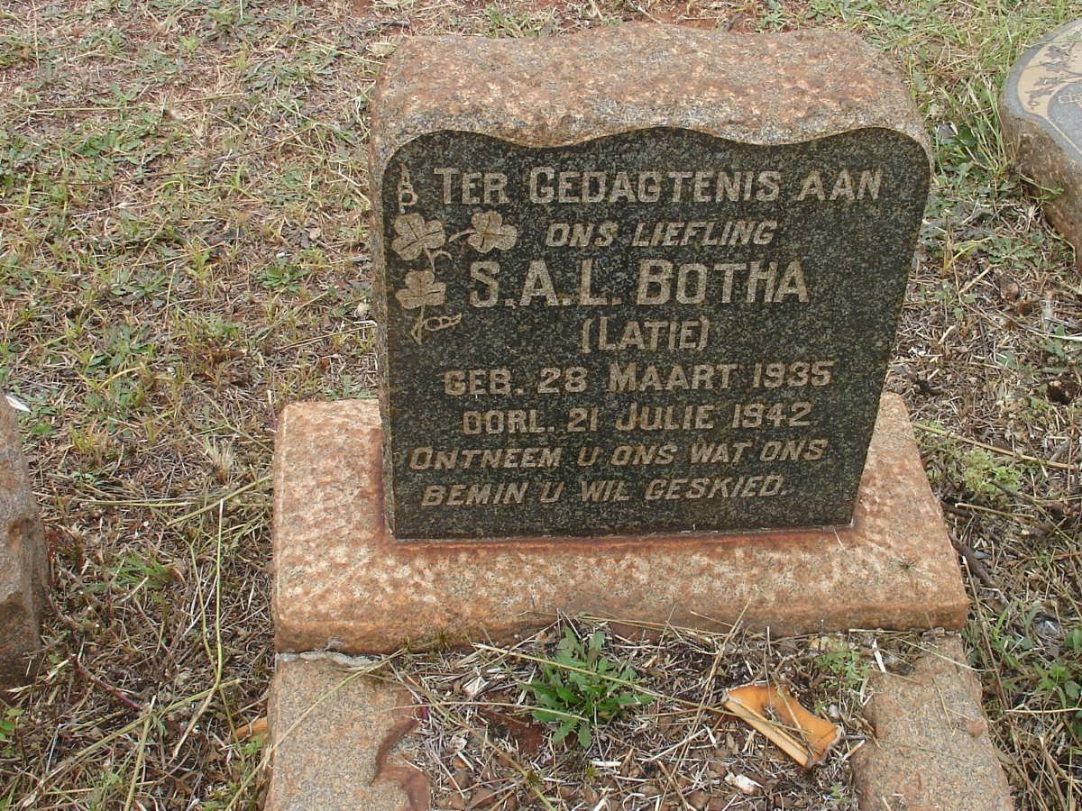 BOTHA S.A.L 1935-1942