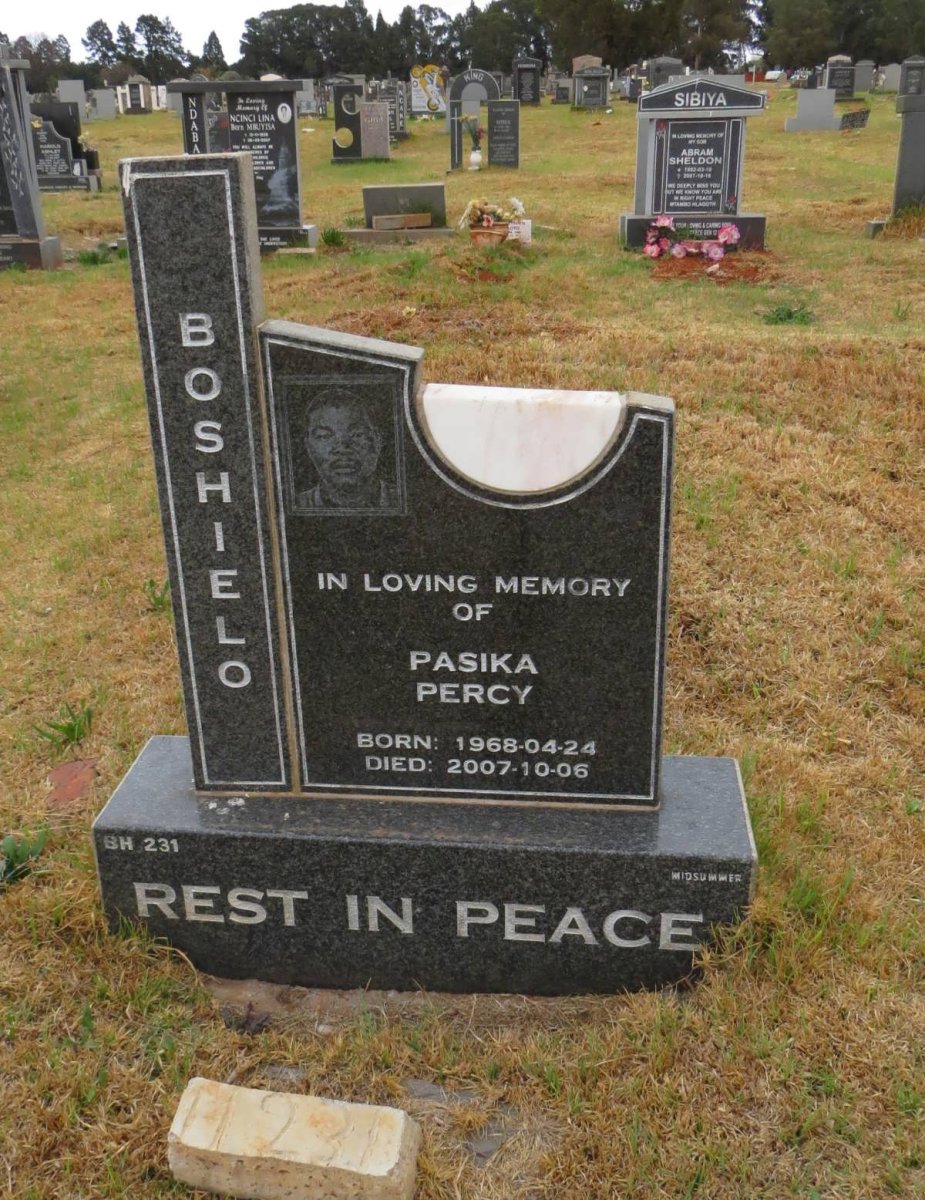BOSHIELO Pasika Percy 1968-2007