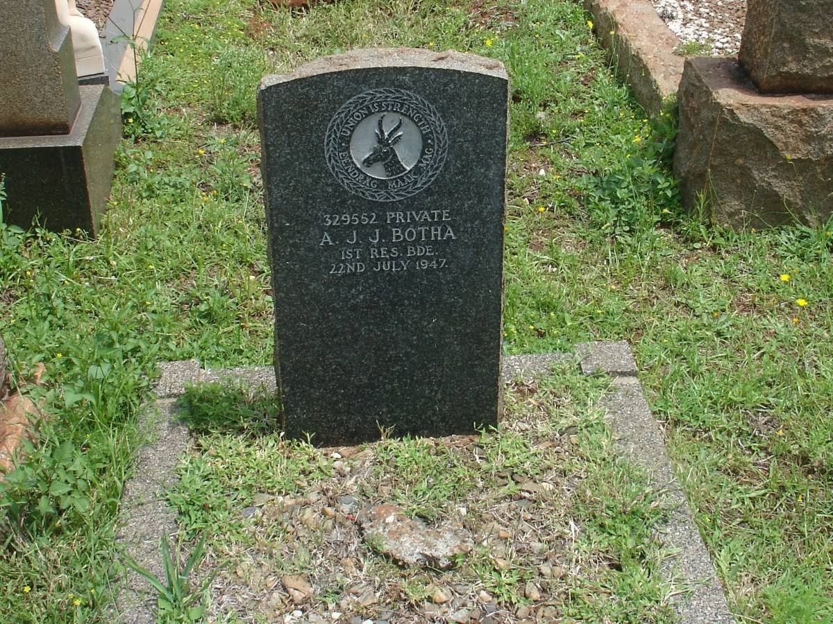 BOTHA A.J.J. -1947