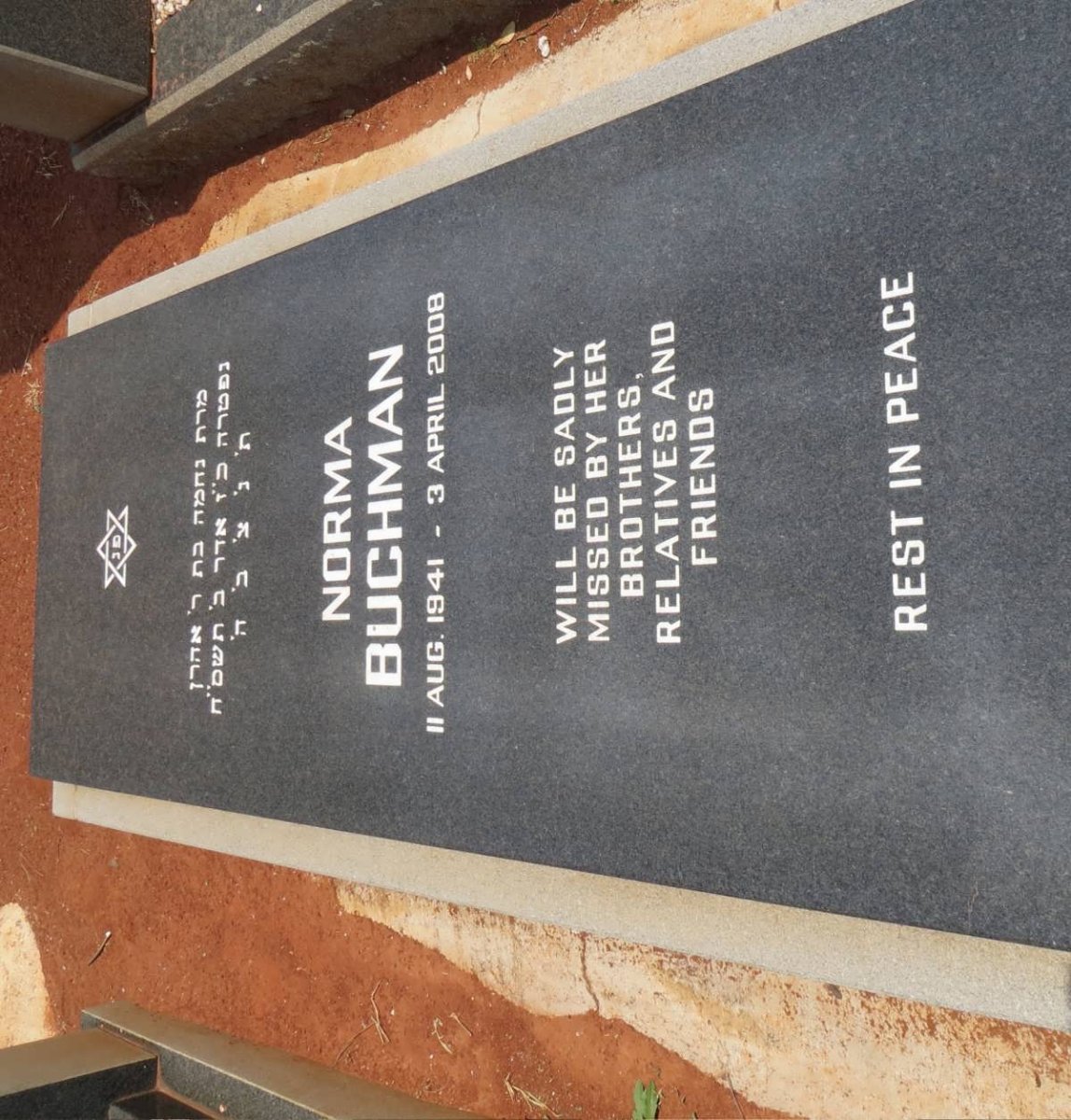 BUCHMAN Norma 1941-2008