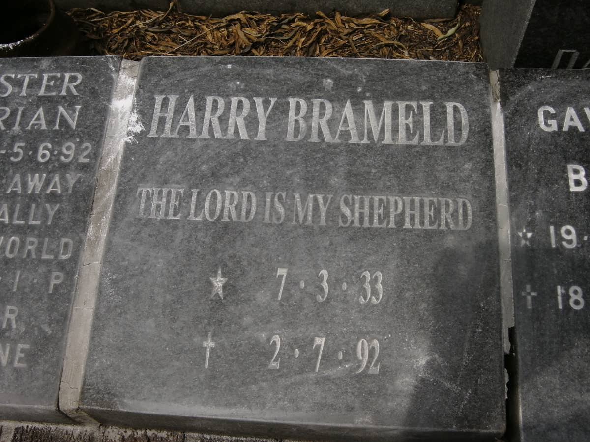 BRAMELD Harry 1933-1992