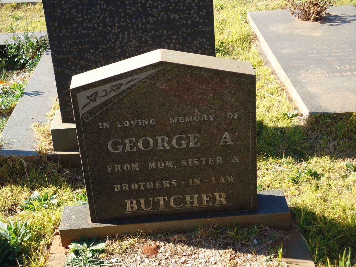 BUTCHER George A.