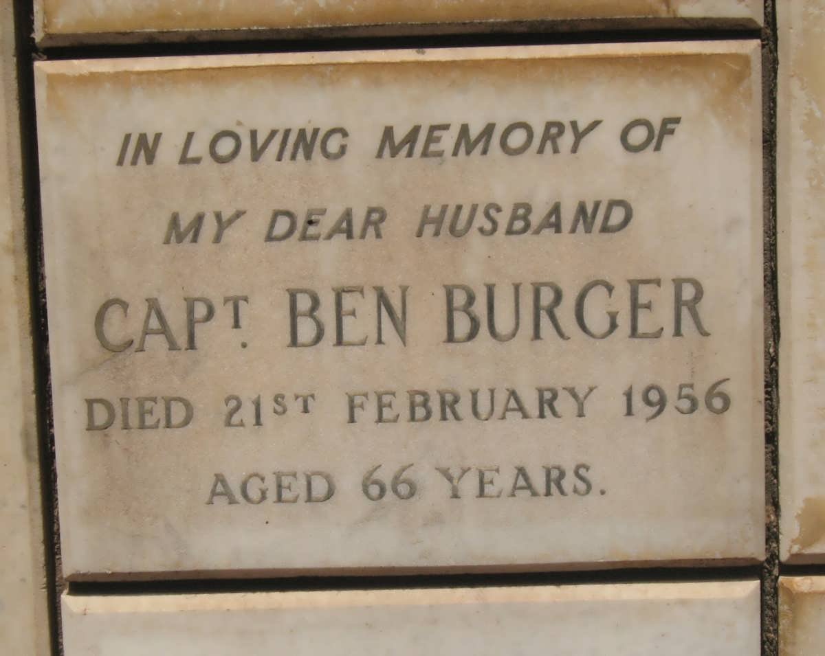 BURGER Ben -1956