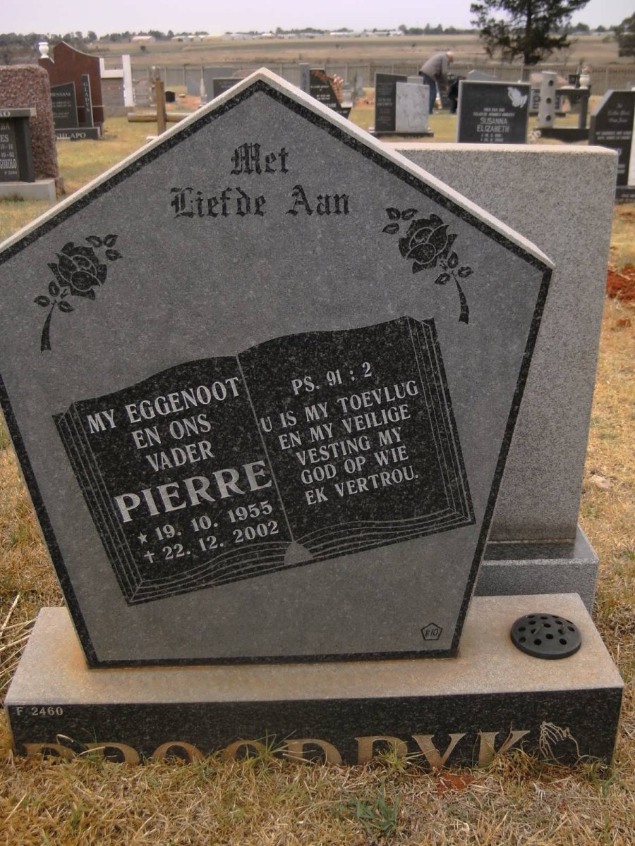 BROODRYK Pierre 1955-2002