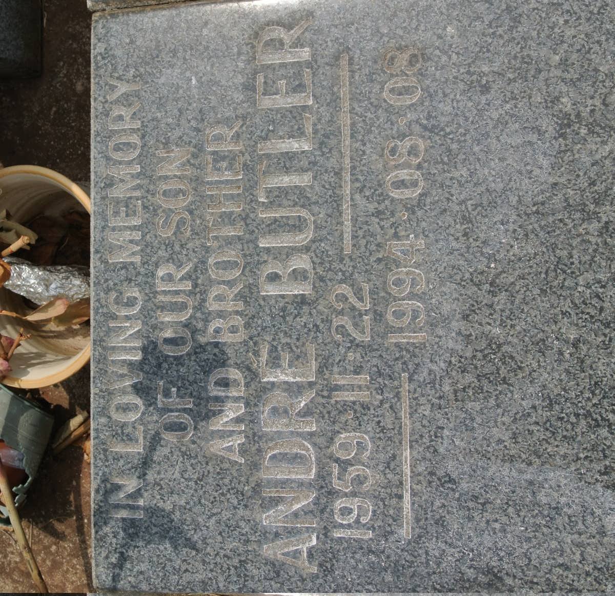 BUTLER André 1959-1994