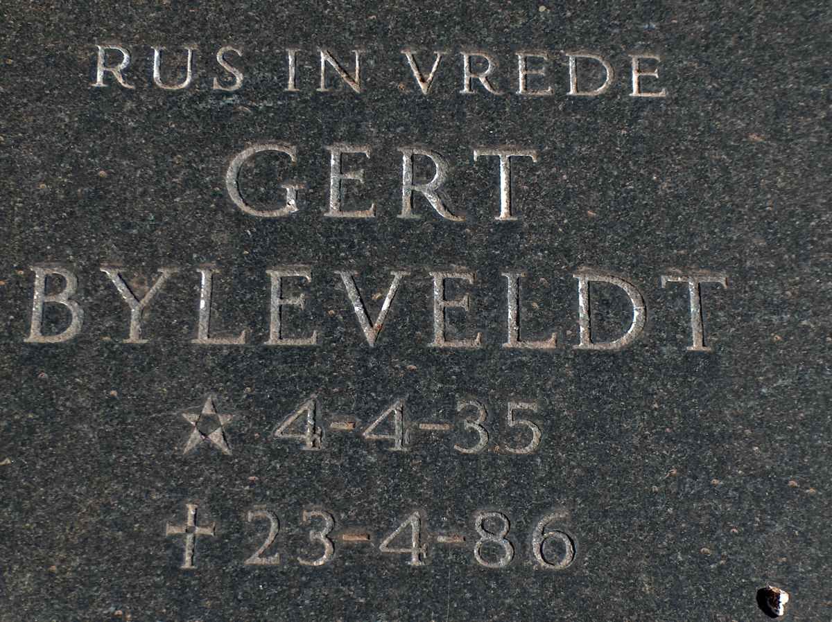 BYLEVELDT Gert 1935-1986
