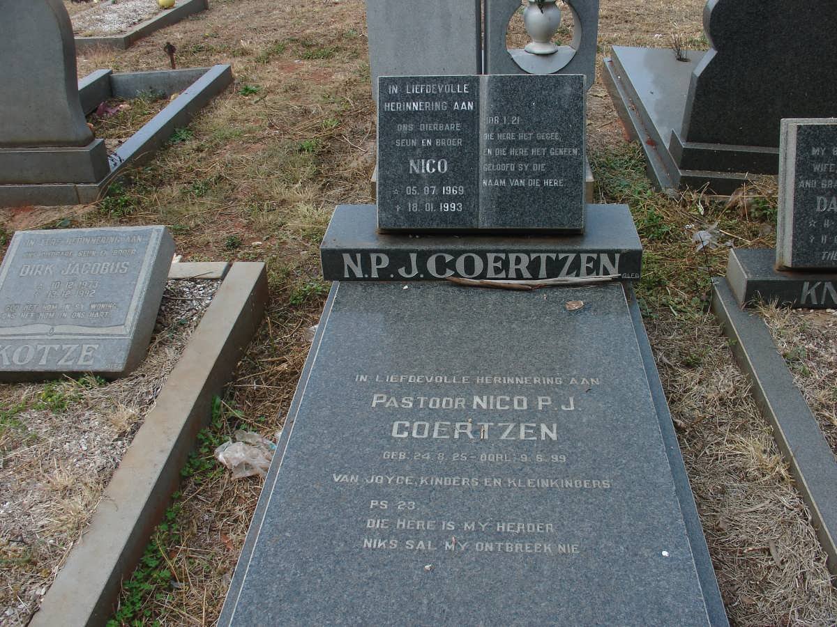 COERTZEN N.P.J. 1925-1999 :: COERTZEN N.P.J. 1969-1993