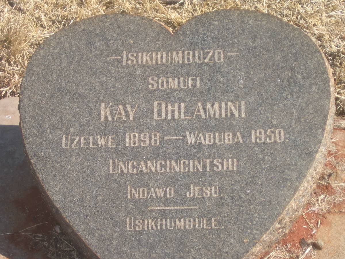 DHLAMINI Kay 1898-1950