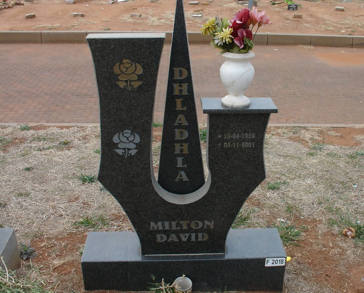DHLADHLA Milton David 1952-2001
