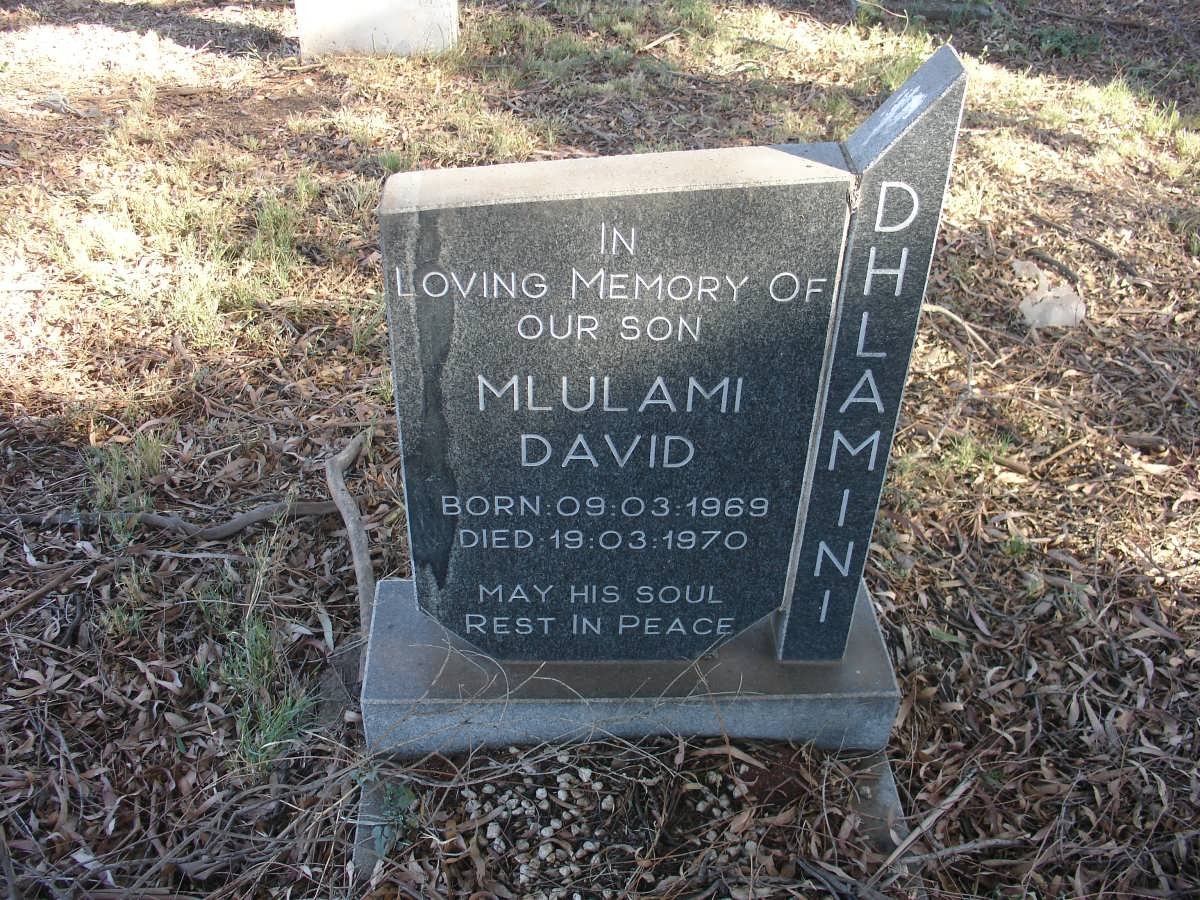 DHLAMINI Mlulami David 1969-1970