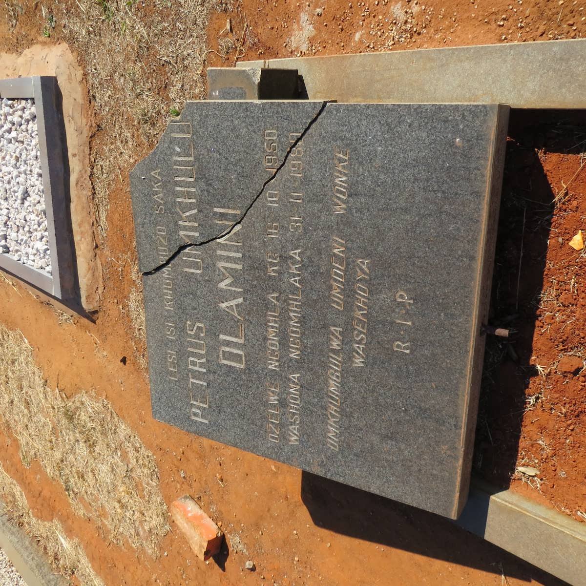 DLAMINI Petrus Umkhulu 1950-1980