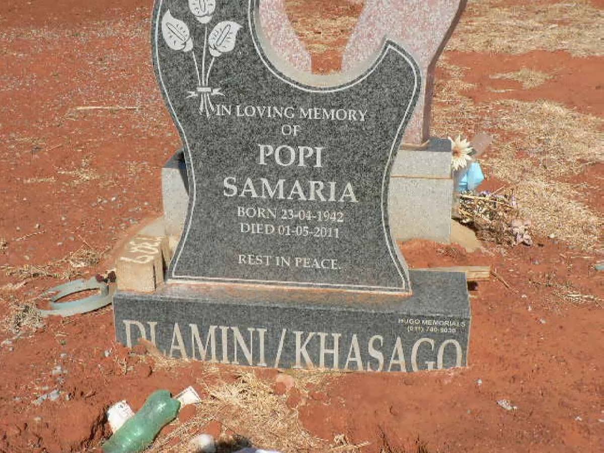 DLAMINI Popi Samaria 1942-2011