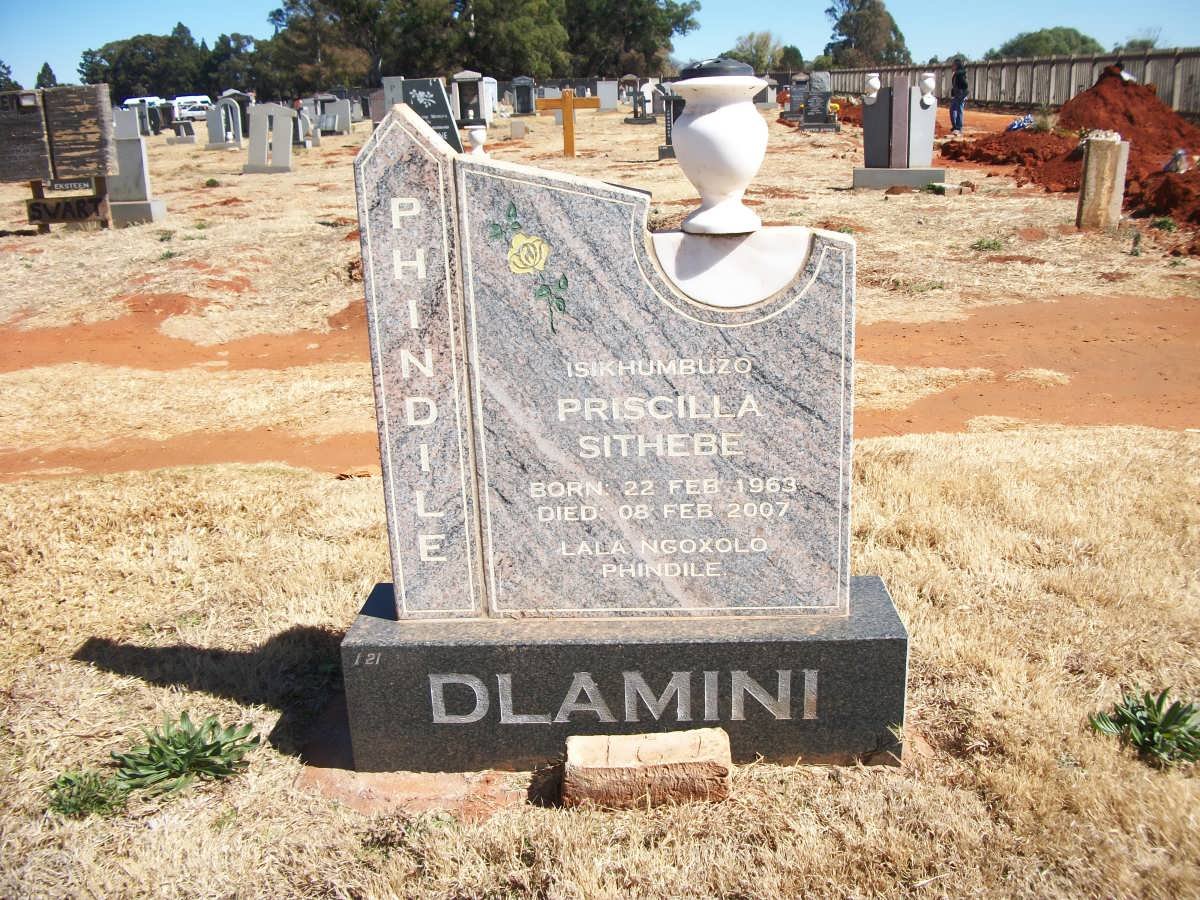 DLAMINI Priscilla Sithebe 1963-2007