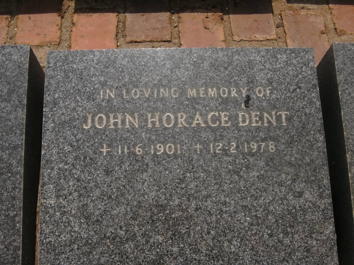 DENT John Horace 1901-1978