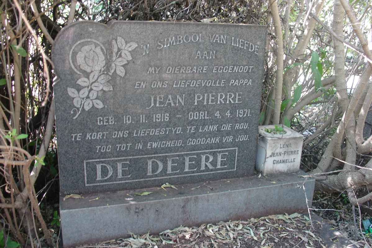 DEERE Jean Pierre, de 1916-1971