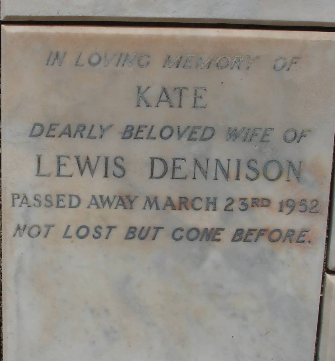 DENNISON Kate -1952