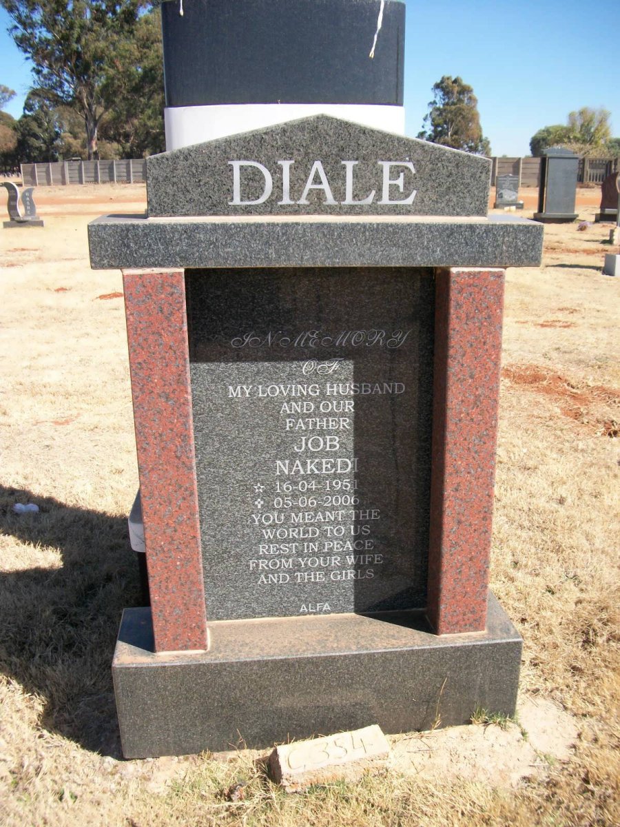 DIALE Job Nakedi 1951-2006
