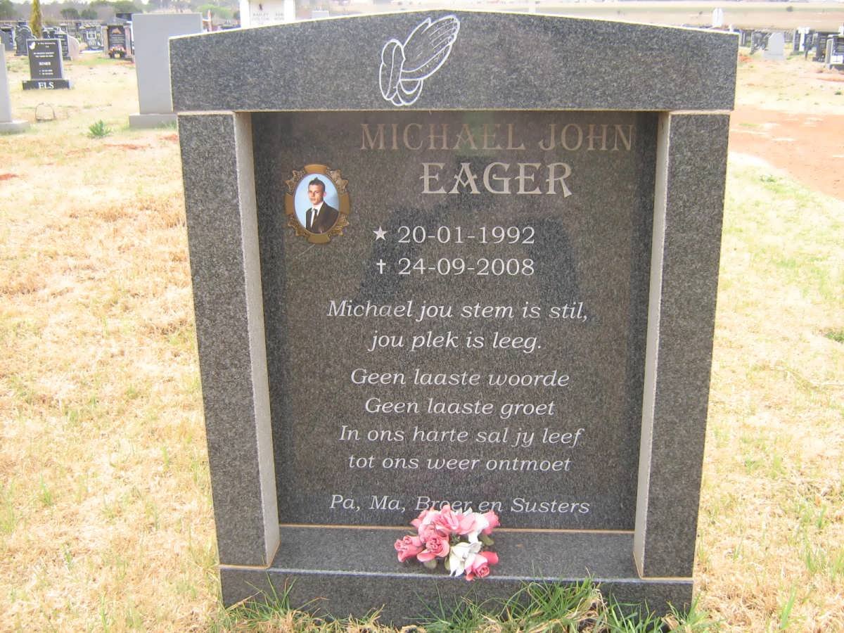 EAGER Michael John 1992-2008