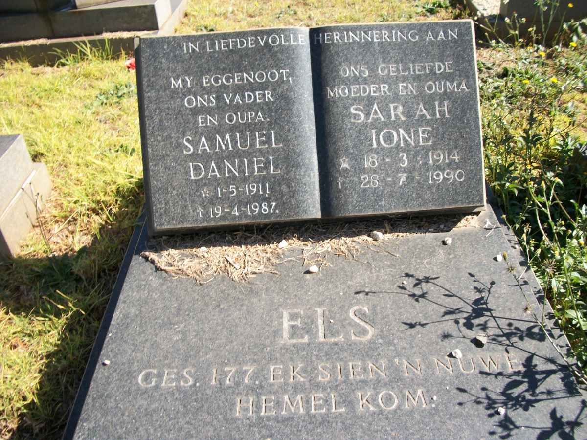 ELS Samuel Daniel 1911-1987 &amp; Sarah Ione 1914-1990