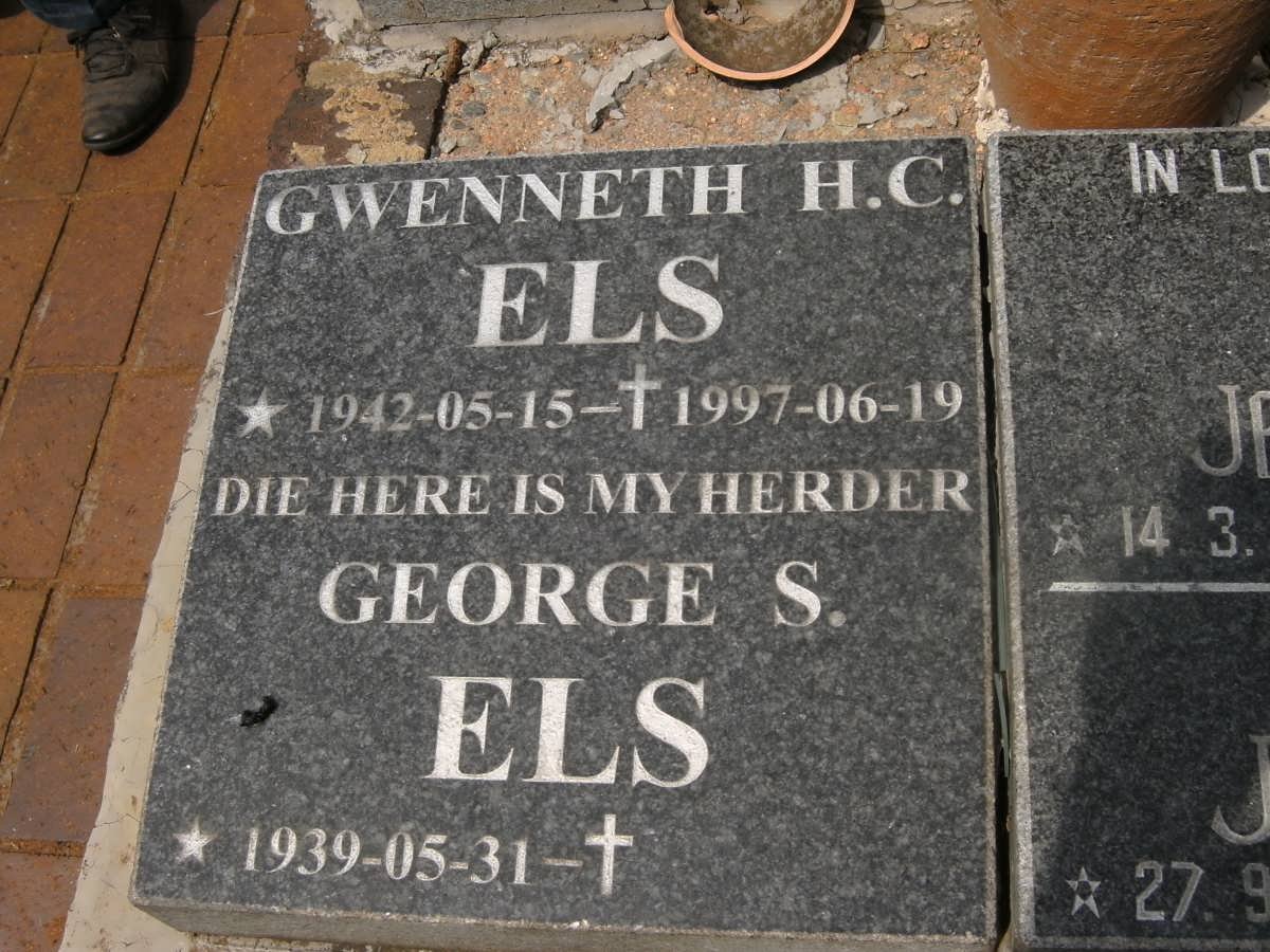 ELS George S 1939- &amp; Gwenneth H.C. 1942-1997