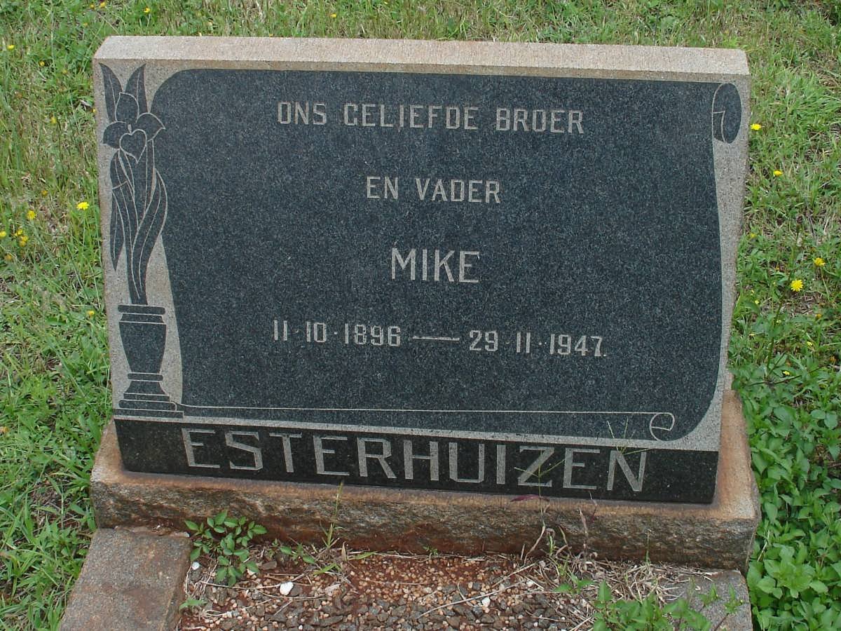ESTERHUIZEN Mike 1896-1947
