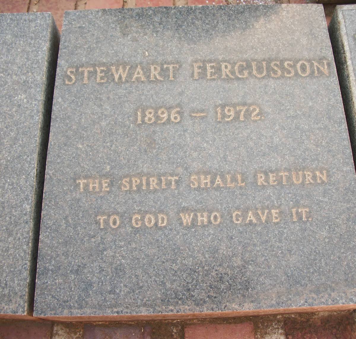 FERGUSSON Stewart 1896-1972