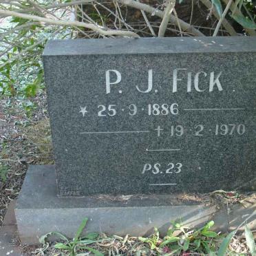 FICK P.J. 1886-1970