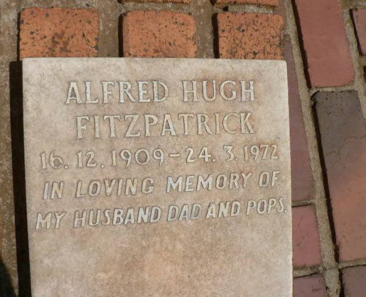FITZPATRICK Alfred Hugh 1909-1972