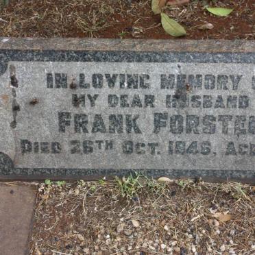 FORSTER Frank -1946