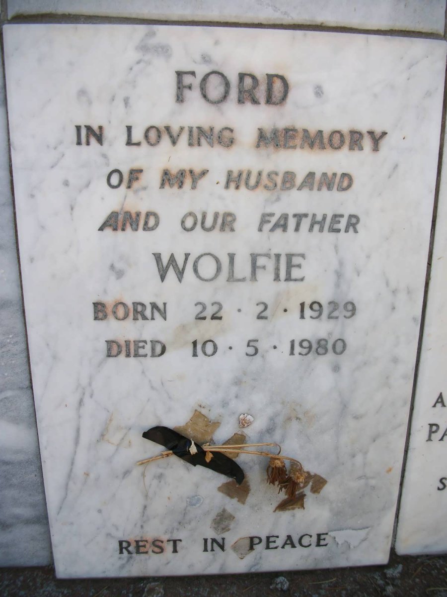 FORD Wolfie 1929-1980