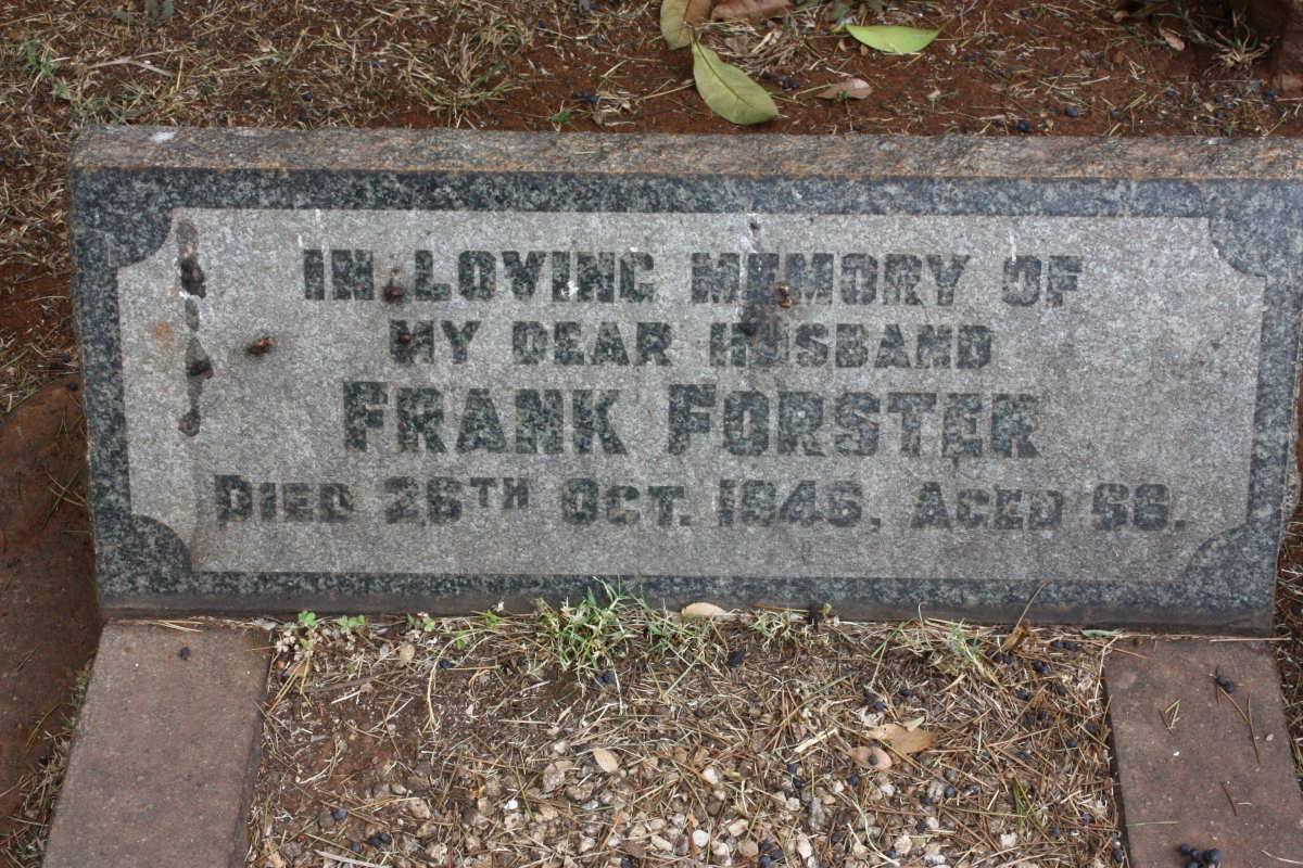FORSTER Frank -1946