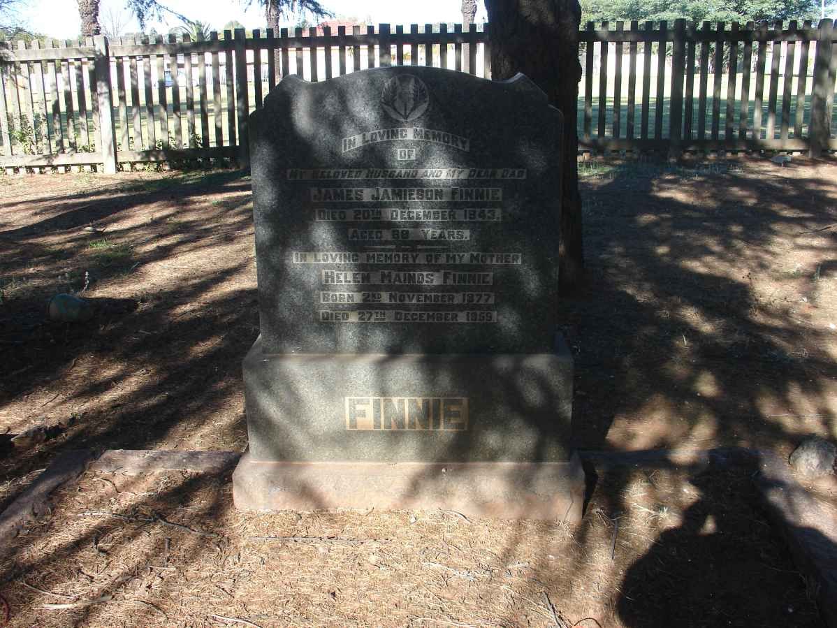 FINNIE James Jamieson -194? &amp; Helen Mainds 1877-1959