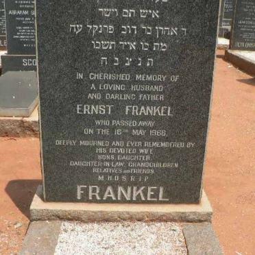 FRANKEL Ernst -1966
