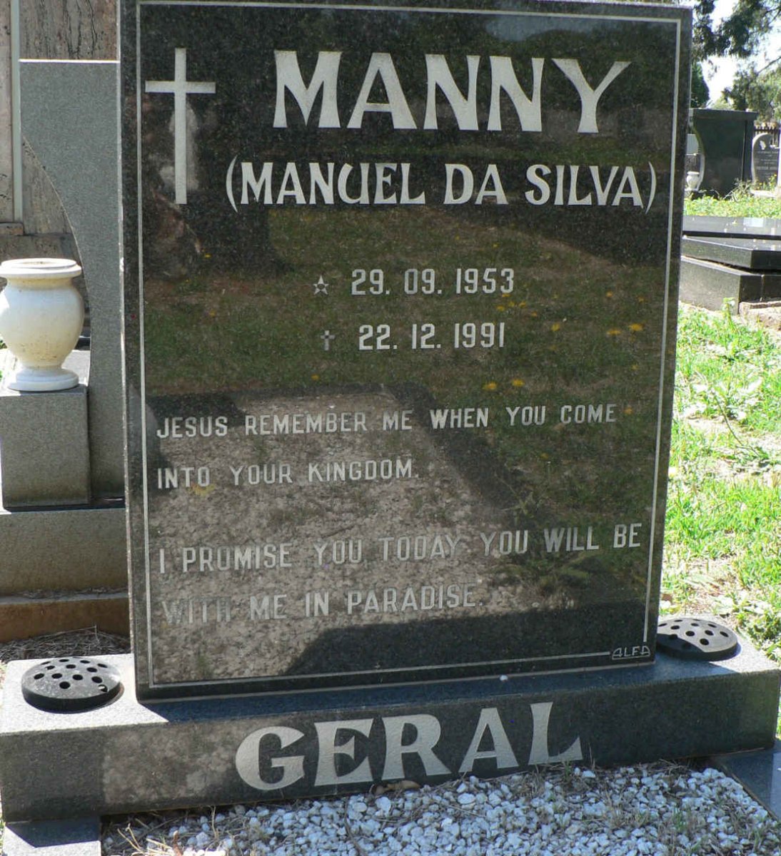 GERAL Manuel Da Silva 1953-1991